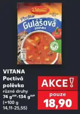 Kaufland Vitana Poctivá polévka nabídka
