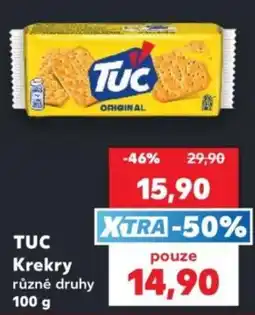 Kaufland Tuc krekry různé druhy nabídka