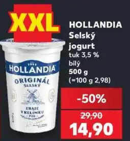 Kaufland Hollandia selský jogurt nabídka