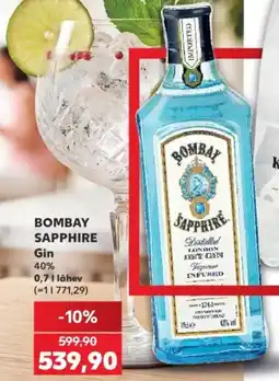 Kaufland Bombay Sapphire Gin nabídka