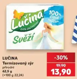 Kaufland Lucina termizovaný sýr přírodní nabídka