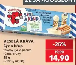 Kaufland Veselá kráva sýr a křup nabídka