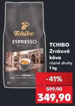 Kaufland Tchibo zrnková káva nabídka