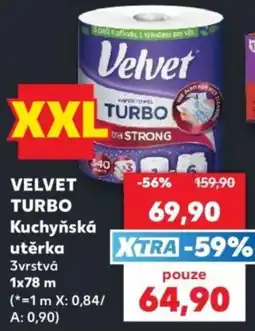 Kaufland Velvet kuchyňská utěrka nabídka