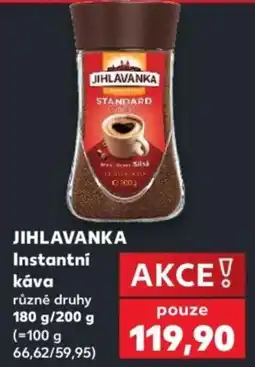 Kaufland Jihlavanka instantní káva nabídka