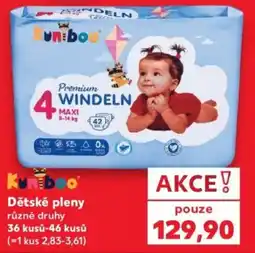 Kaufland Kuniboo dětské pleny nabídka