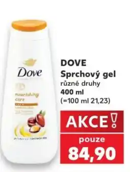Kaufland Dove sprchový gel nabídka