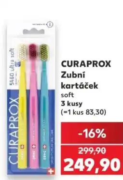 Kaufland Curaprox zubní kartáček soft nabídka