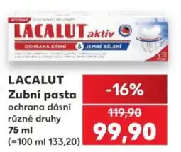 Kaufland Lacalut zubní pasta ochrana dásní nabídka