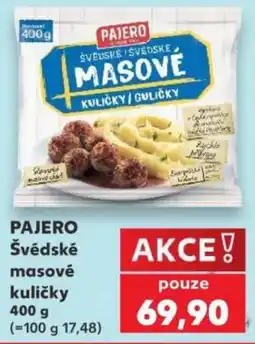 Kaufland Pajero švédské masové kuličky nabídka