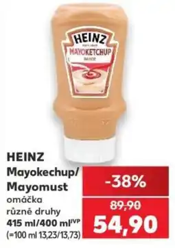 Kaufland Heinz mayokechup/ mayomust omáčka nabídka