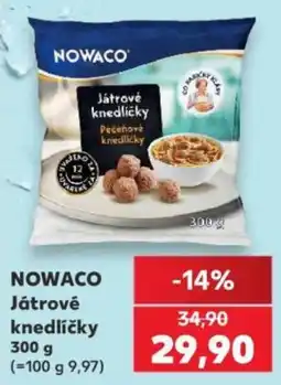 Kaufland Nowaco játrové knedlíčky nabídka