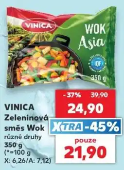 Kaufland Vinica zeleninová směs wok různé druhy nabídka