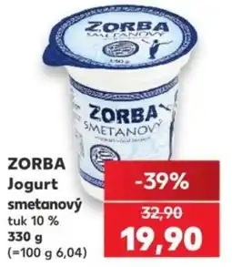 Kaufland Zorba jogurt smetanový nabídka