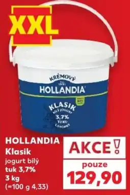 Kaufland Hollandia klasik jogurt bílý tuk 3,7% nabídka