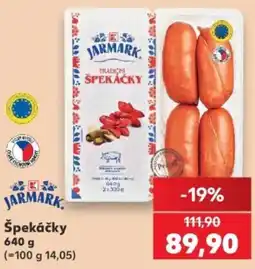 Kaufland Jarmark špekáčky nabídka