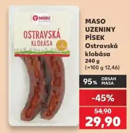 Kaufland Múú Ostravská klobása nabídka