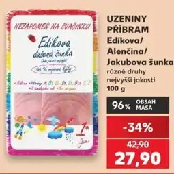 Kaufland Edikova dušená šunka nabídka