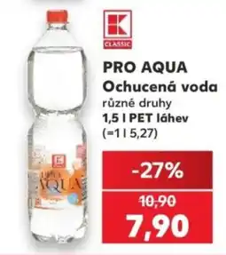 Kaufland Pro aqua ochucená voda nabídka