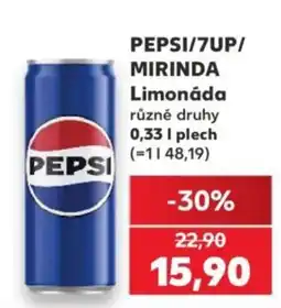 Kaufland Pepsi limonáda nabídka
