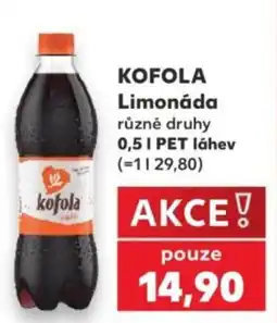 Kaufland Kofola limonáda nabídka