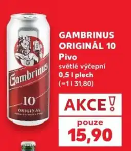 Kaufland Gambrinus originál 10 nabídka