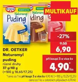 Kaufland Dr. Oetker Naturamyl pudding nabídka