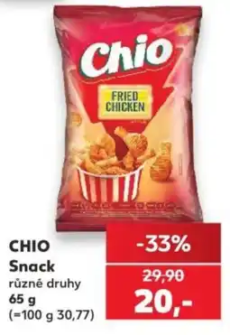 Kaufland Chio Snack nabídka