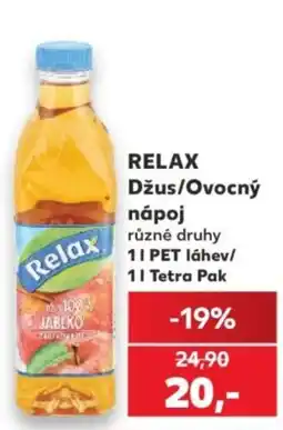 Kaufland Relax Džus/Ovocný nápoj nabídka
