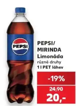 Kaufland Pepsi/ Mirinda Limonáda nabídka
