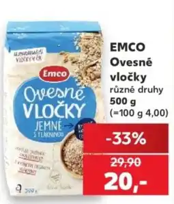 Kaufland Emco ovesné vločky nabídka