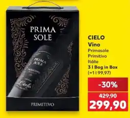Kaufland Cielo Prima Sole Primitivo nabídka