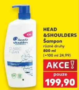 Kaufland Head & shoulders šampon nabídka