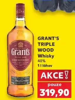 Kaufland Grants triple wood whisky nabídka