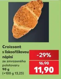 Kaufland Croissant s liskooříškovou náplní nabídka