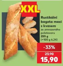 Kaufland Rustikální bageta maxi s kvasem nabídka