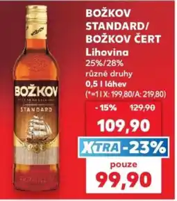 Kaufland Božkov standard nabídka