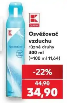 Kaufland K Classic osvěžovač vzduchu nabídka