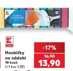 Kaufland K-Classic houbičky na nádobí nabídka