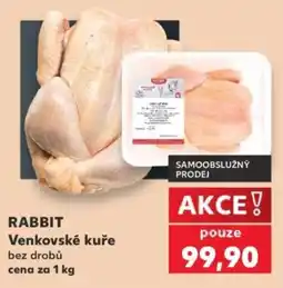 Kaufland Rabbit Venkovské kuře bez drobů nabídka