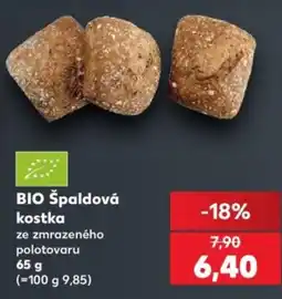 Kaufland Bio špaldová kostka nabídka