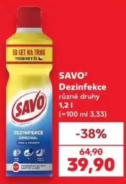 Kaufland Savo dezinfekce nabídka