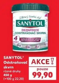 Kaufland Sanytol odstraňovač skvrn nabídka