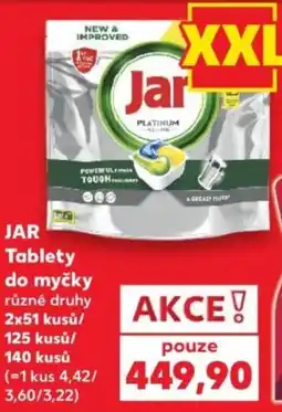 Kaufland Jar tablety do myčky nabídka