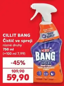 Kaufland Cillit bang čistič ve spreji nabídka