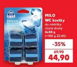 Kaufland Milo wc kostky nabídka