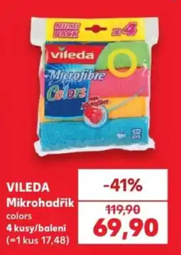 Kaufland Vileda mikrohadřík colors nabídka