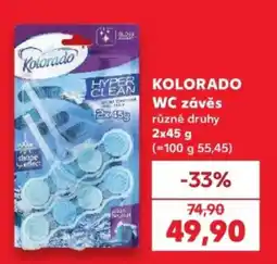 Kaufland Kolorado wc závěs nabídka