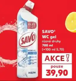Kaufland Savo wc gel nabídka