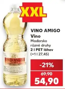 Kaufland Vino Amigo nabídka